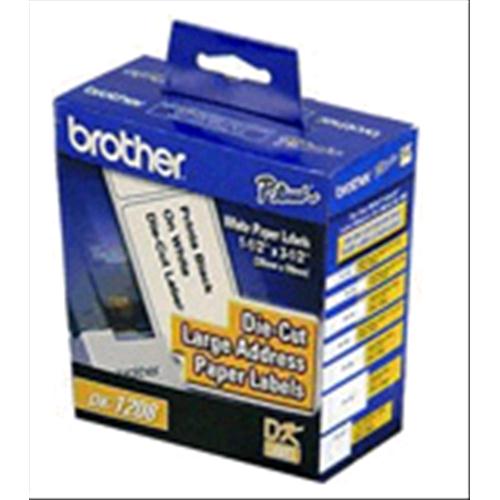 ROTOLO 400 ETICHETTE 38X90MM NERO/BIANCO IN CARTA