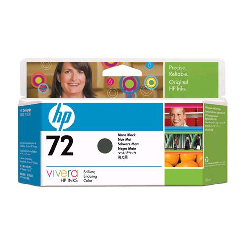 HP CARTUCCIA INCHIOSTRO 72 NERO OPACO 130ML