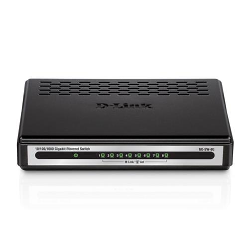 D-LINK SWITCH 8 PORTE GIGA 10 100 1000