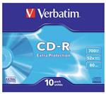 SCATOLA 10 CD-R DATALIFE SLIM CASE 52X 700MB EXTRA PROTECTION