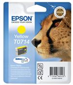CARTUCCIA EPSON ''GHEPARDO'' C13T07144011/12 GIALLO STYLUS D78 DX4000/4050/5000/6000/605 0 BLISTER