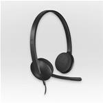 CUFFIA+MICROFONO LOGITECH Retail H340 USB P/N 981-000475
