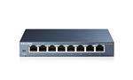 SWITCH 8P LAN Gigabit TP-LINK TL-SG108 Metal Supports GMP Snooping,IEEE802.1p QoS, Plug&Play -Garanzia 3 anni Fino:30/04