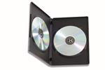 Custodia Doppia per DVD/CD BOX Nero