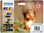 MULTIPACK EPSON 378XL/478XL "Scoiattolo" C13T379D4010 colori grigio, bk, y, c, m, rosso Claria Photo x XP-15000