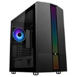 CABINET ITEK LIFLIG B41 - Gaming Mini Tower, mATX, 12cm ARGB fan, 2xUSB3, Side Panel Temp Glass (ITGCALLB41) Fino:30/04