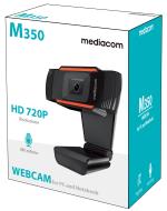 MEDIACOM WEBCAM CON MICROFONO M350  1280X720 DPI