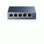 SWITCH 5P LAN Gigabit TP-LINK TL-SG105 Metal Supports GMP Snooping,IEEE802.1p QoS, Plug&Play -Garanzia 3 anni Fino:30/04