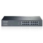 SWITCH 16P LAN Gigabit TP-LINK TL-SG1016DE Easy Smart-MTU/Port/Tag-based VLAN QoS IGMP Snooping-Garanzia a vita