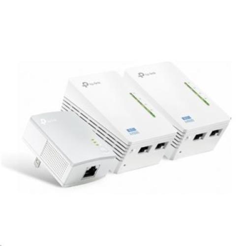 POWERLINE 500M WIRELESS EXTENDER TP-LINK TL-WPA4220T-KIT (Kit 3pcs) incl. 2pcs TL-WPA4220 + 1 TL-PA4010 - Garanzia 3 anni-