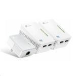 POWERLINE 500M WIRELESS EXTENDER TP-LINK TL-WPA4220T-KIT (Kit 3pcs) incl. 2pcs TL-WPA4220 + 1 TL-PA4010 - Garanzia 3 anni-