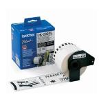 ROTOLO ETICHETTE ADESIVE BROTHER DK22205 62mm x 30.48mt nero/bianco x QL-500/QL-570/QL-700/QL-710W/QL-720NW