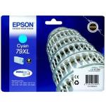 CARTUCCIA EPSON 79XL "Torre di Pisa" C13T79024010 CIANO 2.000pg X WorkForce Pro WF-5110DW, WF-5190DW WF-5620DWF, WF-5690DWF