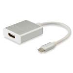 ADATTATORE USB EQUIP 133452 BIANCO da Type-C Marchio a HDMI Femmina - 15cm - EAN: 4015867199664