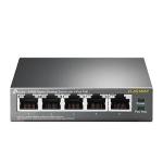SWITCH 5P LAN Gigabit TP-LINK TL-SG1005P Desktop 4P PoE -Garanzia a vita
