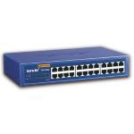 SWITCH 24P LAN Gigabit RACK TENDA TEG1024D Metallo - Supp.autopolarita su ogni porta-Kit Rack incl. - GARANZIA 3 ANNI Fino:30/04