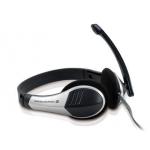 CUFFIA con Microfono CONCEPTRONIC CCHATSTAR2 - col. NERO - cavo 2Mt Fino:31/03