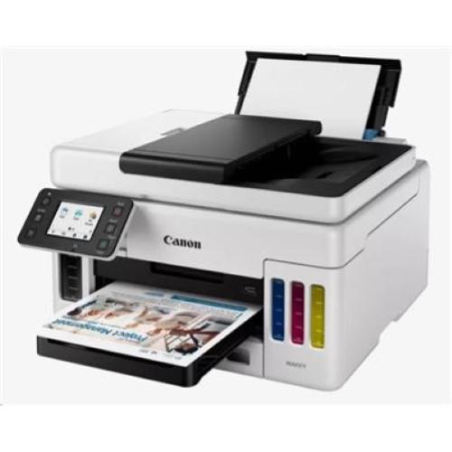COMPUTERSTORE - STAMPANTE CANON MFC INK MAXIFY GX6050 REFILLABLE 4470C006  3in1 24ipm 250+100FG ADF50FG LCD 6.9cm F/R LAN WIFI