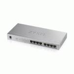 SWITCH 8P LAN GIGABIT ZYXEL GS1008HP-EU0101F Unmanaged (8P PoE, erog. fino 60W) Metallo, Desktop