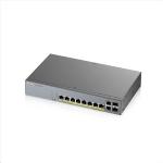 SWITCH 8P LAN Gigabit PoE ZYXEL GS1350-12HP-EU0101F NebulaFlex Managed x CCTV-2P SFP-2P Gb Uplink-1y serv.NebulaPRO