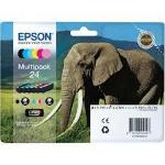 MULTIPACK EPSON 24 "ELEFANTE" C13T24284011 6 col. BK/Y/C/M/MC/CC 55,7ML X XP-55/750/760/850/860/960/970