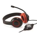 CUFFIA con Microfono CONCEPTRONIC CCHATSTARU2R - col. Rosso - cavo USB 2Mt Fino:31/03