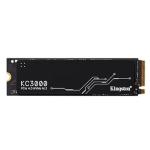 SSD-Solid State Disk m.2(2280) NVMe 512GB PCIe4.0x4 KINGSTON SKC3000S/512G Read:7000MB/s-Write:3900MB/s