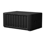 NAS SYNOLOGY DS1821+ X 8HD 3.5"/2.5" SATA/SSD >NO HD <QuadCore2,2GHz-4P 1GbE RJ45-4P USB-2P eSATA supp. 40 telec.