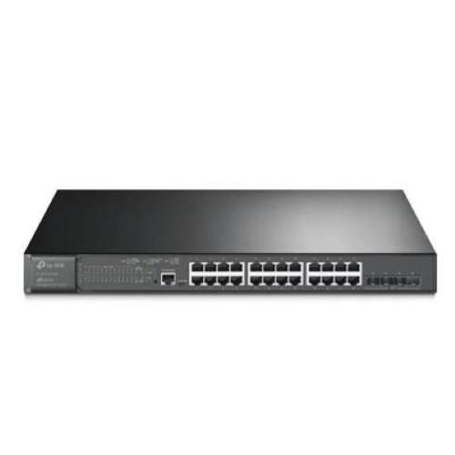 SWITCH 24P LAN Gigabit PoE+ - 4P 10GE SFP+ L2 TP-LINK SG3428XMP L2+ - Garanzia a vita