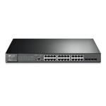 SWITCH 24P LAN Gigabit TP-LINK SG2428P (T1600G-28PS)PoE+ SMART con 4 Combo SFP - Garanzia a vita