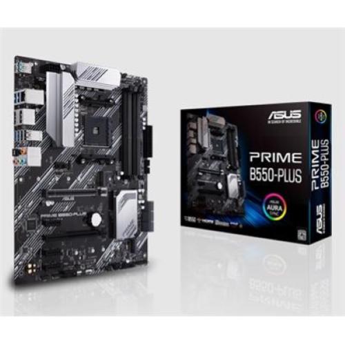 MB ASUS PRIME B550-PLUS B550 AM4 4xDDR4-4600o.c. 1xPCIe4.0x16 HDMI-2.1 DP 6xSATA3R M.2 GBLAN ATX 90MB14U0-M0EAY0 Fino:30/06