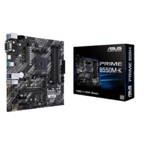 MB ASUS PRIME B550M-K B550 AM4 4xDDR4-4600o.c. 1xPCIe4.0x16 HDMI-2.1 DVI-D D-SUB 4xSATA3R M.2 GBLAN mATX 90MB14V0-M0E Fino:31/03