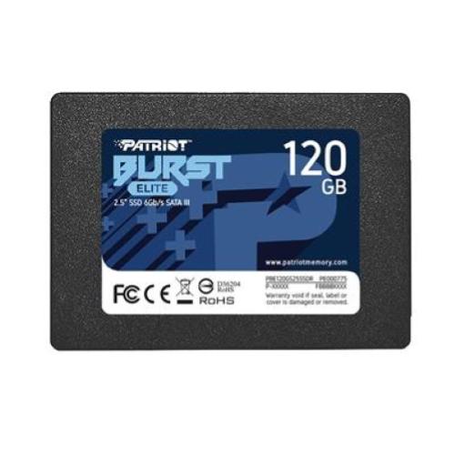 SSD-Solid State Disk 2.5" 120GB SATA3 PATRIOT PBE120GS25SSDR BURST ELITE Read:450MB/s-Write:320MB/s