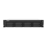 NAS QNAP TS-873AeU-RP-4G 8HD 3,5"/2,5"SATA6G-NO HD-2U Rack-4P Gigabit,2P 2.5GbE +4P USB-4Gb DDR4,AMD 2.2GHz- Alim.rid.