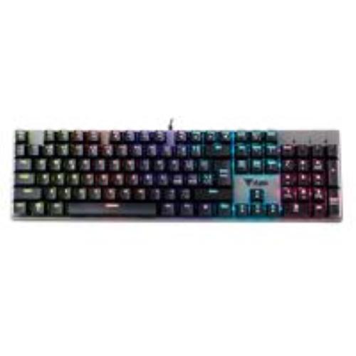ITEK Tastiera Gaming X10 - Meccanica- Switch Blu- 104 tasti- Rainbow LED con 12 modalitÃ 