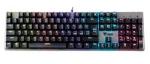 ITEK Tastiera Gaming X10 - Meccanica- Switch Blu- 104 tasti- Rainbow LED con 12 modalitÃ 