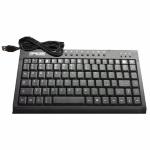 TASTIERA ENCORE EN-MINIKBD-1000 MINI ULTRA SLIM ITALIANA MULTIMEDIALE NERA USB CAVO 1,8m