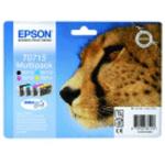 MULTIPACK EPSON "Ghepardo" C13T07154010/12 1 NERO T071140 +3 COLOR T071240/340/440 SCD78 e DX4-5-6000-8400