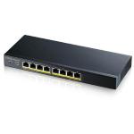 SWITCH 8P LAN Gigabit PoE ZYXEL GS1900-8HP-EU0103F Web Managed -Supp.IPv6,VLAN -Gar.a vita