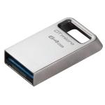 FLASH DRIVE "Micro" USB3.2 64GB Kingston DTMC3G2/64GB Read: 200MB/s Metal