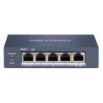 SWITCH 4P LAN Gigabit HIKVISION DS-3E0505HP-E 4P PoE + 1P RJ45 + 1 Uplink - Desktop - 802.3af/at/bt,1P supp. Hi-PoE 6 Fino:30/11