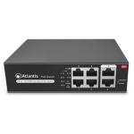 SWITCH 6P LAN 10/100M ATLANTIS A02-F6P4-65W di cui 4P PoE fino 60W - RACK 19" - Metallo