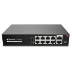 SWITCH 10P LAN 10/100M ATLANTIS A02-F10P8-120W di cui 8P PoE fino 120W - RACK 19" - Metallo