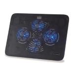 PAD DI RAFFREDDAMENTO X NOTEBOOK fino a 15.6" CONCEPTRONIC CNBCOOLPADL4F a 4 VENTOLE da 8cm - 2 livelli di altezza