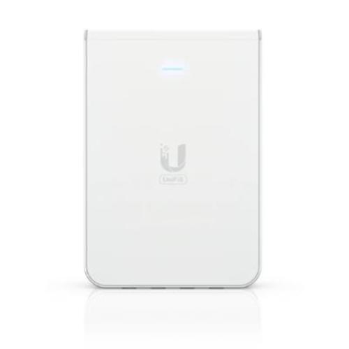 Wireless Access Point UBIQUITI U6-IW Wi-Fi 6 In Wall 2.4GHz: 573,5 Mbit/s-5 GHz 4,8 Mbit/s-Consumo energetico (max): 13,5 W