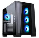 CABINET ITEK DARK CAVE - Gaming Tower, ATX, 4x12cm ARGB fan, 2xUSB3 Type-C, Side Panel Temp Glass (ITGCADCAGB) Fino:30/04