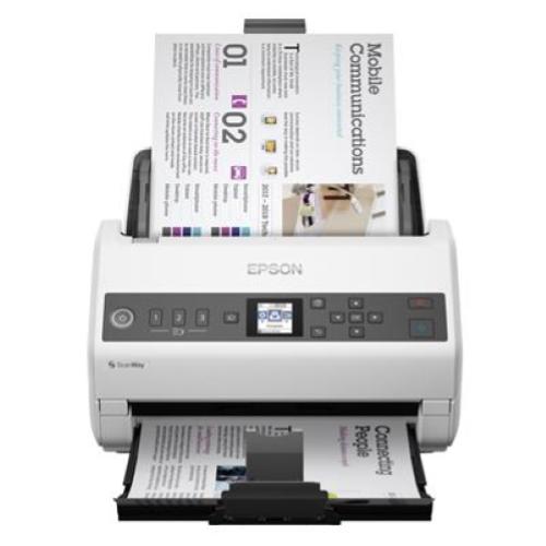 SCANNER EPSON WORKFORCE DS-730N DOCUMENT A4 CARIC. DALLALTO B11B259401 40PPM ADF100PG F/R LCD USB LAN Fino:31/12