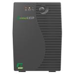 UPS ELSIST NEMOLED 80 - 800VA/360W LED 2Schuko - NO USB Fino:30/04