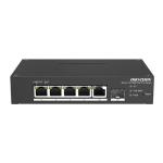SWITCH 4P 10/100M PoE -1P Gigabit RJ45+1P Gigabit SFP uplink HIKVISION DS-3T1306P-SI/HS Smart Managed L2-802.3af/at