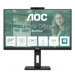 MONITOR AOC LCD IPS LED 23.8" WIDE FRAMELESS 24P3CW 4ms MM FHD 1000:1 BLACK REG.ALT. Pivot HDMI DP USB-C 4xUSB WEBCAM Fino:30/11